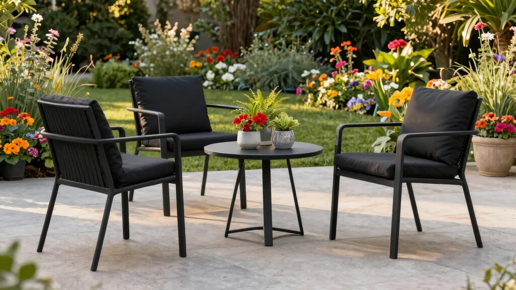 10 Black Outdoor Chairs for a Bold Patio Look