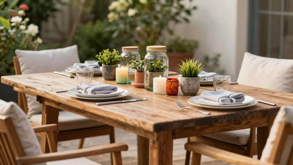 10 Outdoor Tabletop Ideas to Refresh Your Patio Table on a Budget