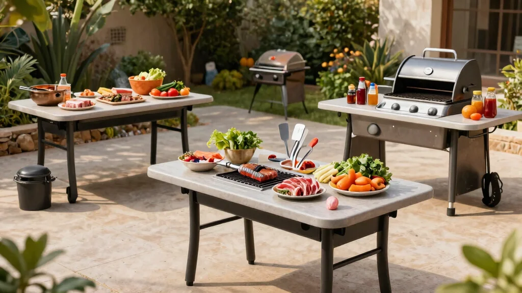 8 Best Barbecue Tables for an Organized Outdoor Cooking Experience
