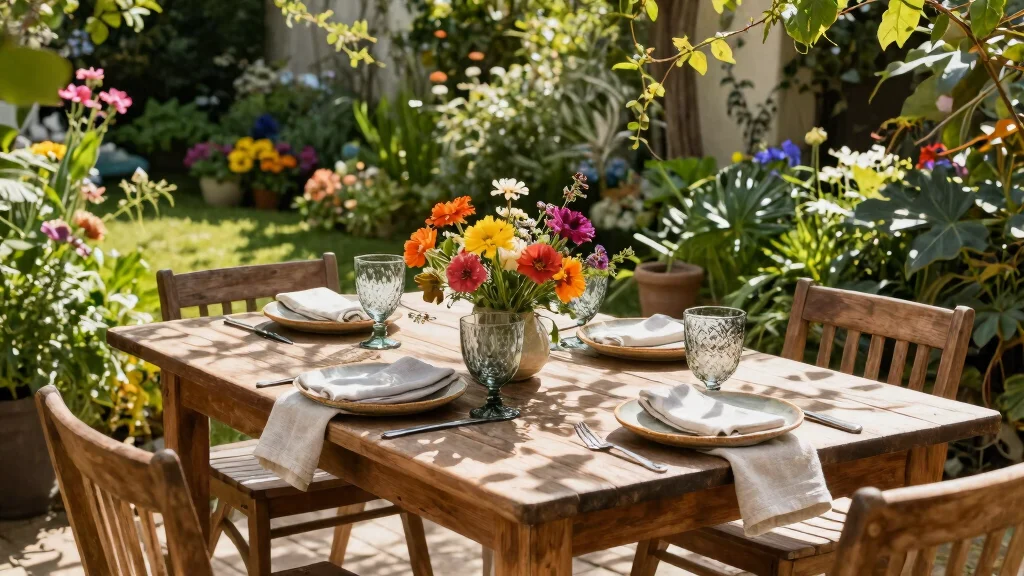 8 Garden Dining Tables to Create a Beautiful Outdoor Eating Area