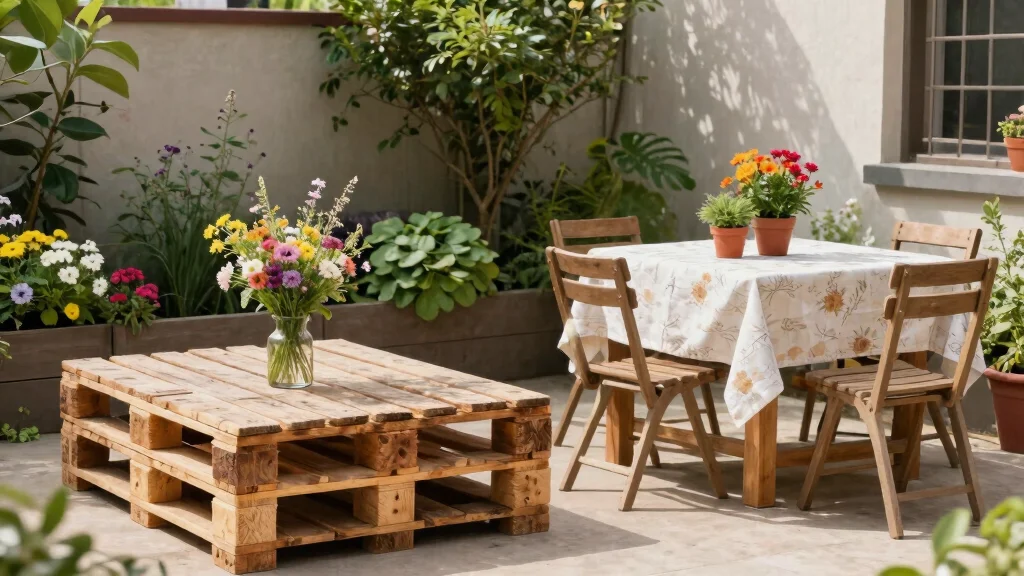 8 Pallet Table Ideas for Budget-Friendly Outdoor Furniture DIY
