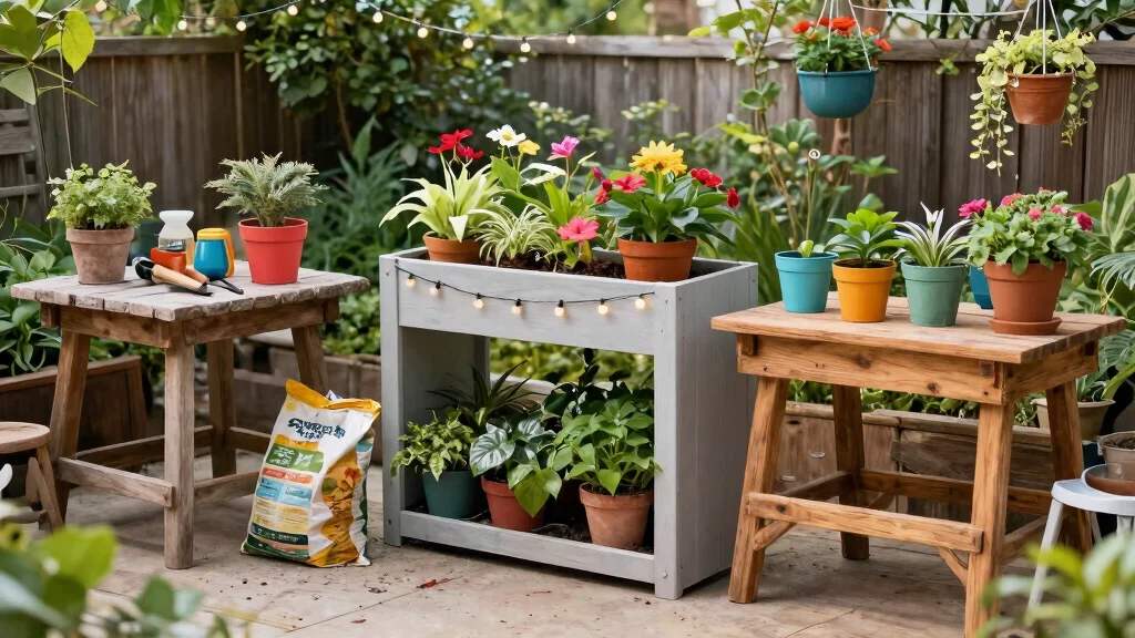 8 Potting Table Ideas for a Functional and Stylish Garden Space