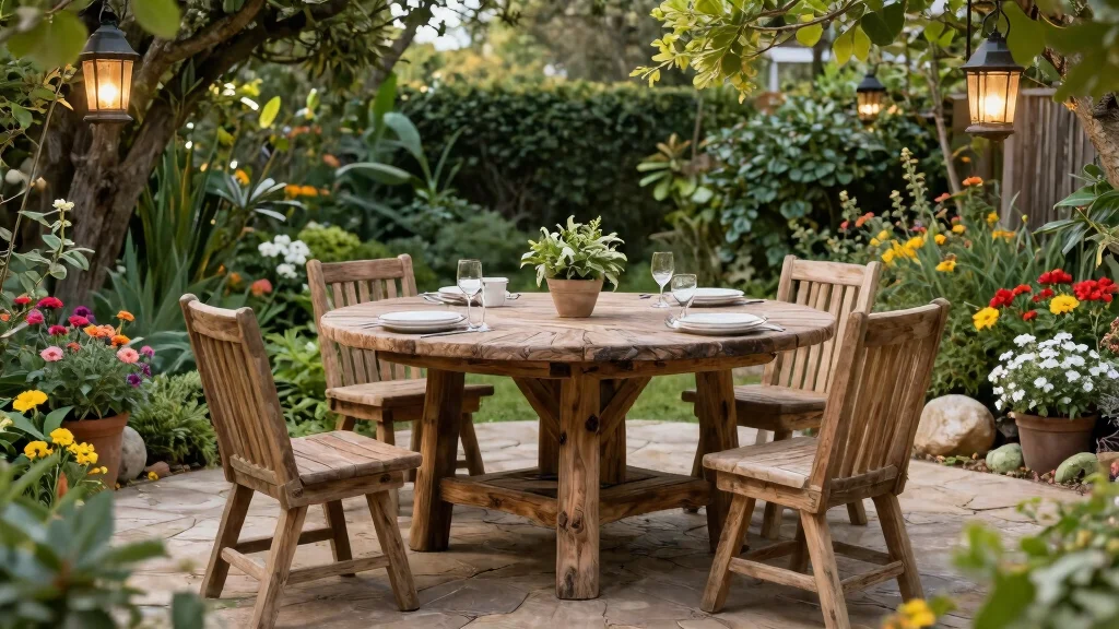 8 Round Outdoor Dining Tables Perfect for Intimate Gatherings