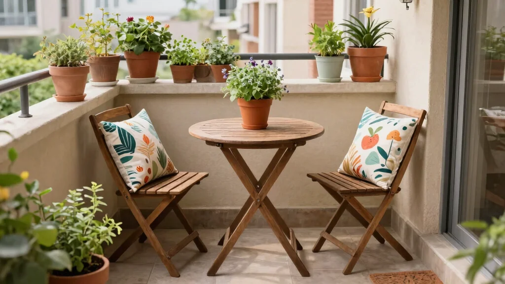 8 Small Balcony Table and Chairs for Tiny Spaces