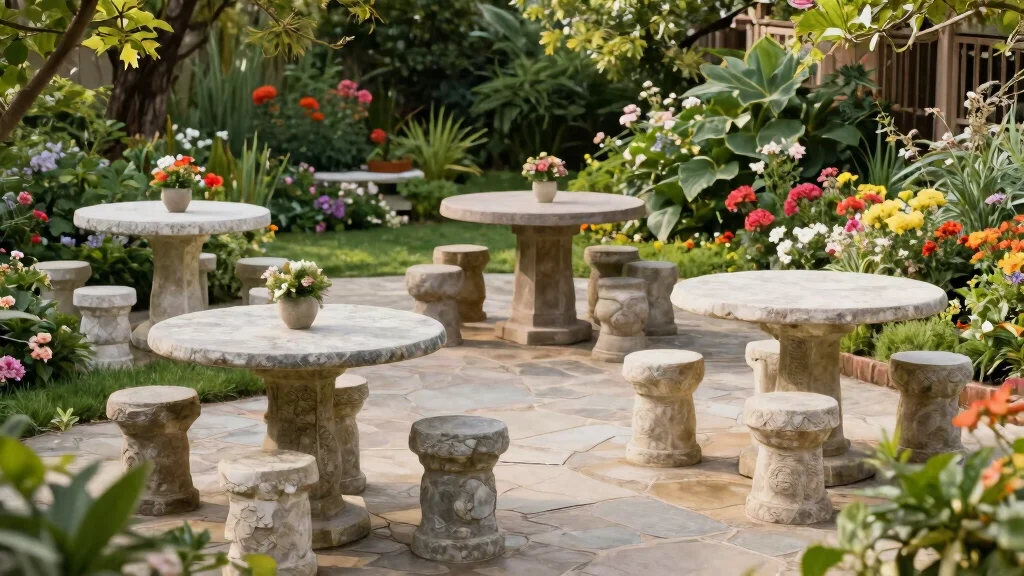 8 Stone Outdoor Tables for a Durable and Timeless Garden Look