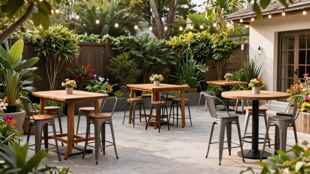 9 Outdoor Bar Tables to Create the Perfect Backyard Hangout Spot